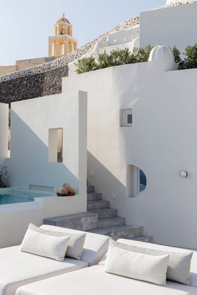Two Bedroom Pool Villa with Caldera Sea View