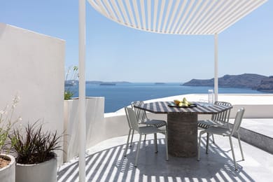 Two Bedroom Pool Villa with Caldera Sea View