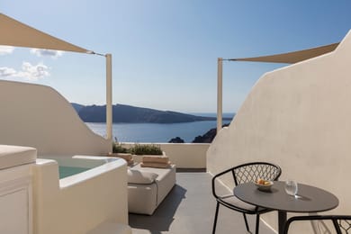 Junior Suite Plunge Pool Caldera Sea View