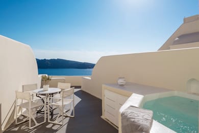 Two Bedroom Suite Plunge Pool Caldera Sea View