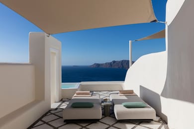Honeymoon Suite Plunge Pool Caldera Sea View