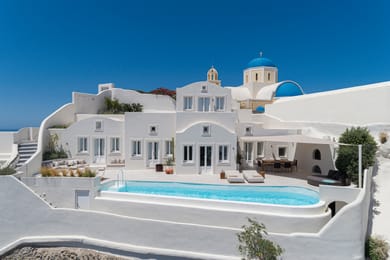 Three Bedroom Villa with Infinity Pool Caldera Sea View
