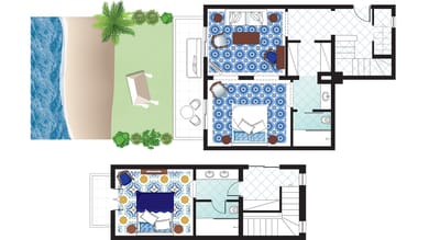 2 Bedroom Beach Villa Seafront