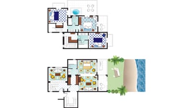 4 Bedroom Beach Villa Seafront