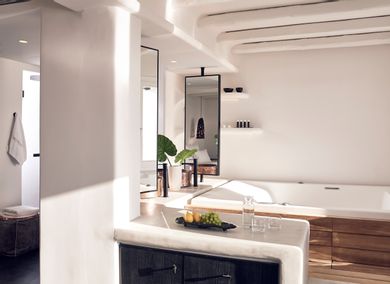 Cavo Tagoo Diamond Suite with Pool and Caldera Sunset View