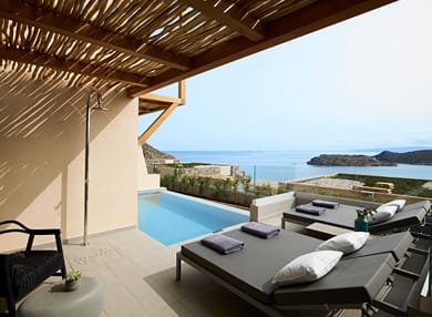 Three Bedroom Maisonette Suite with Private  Pool