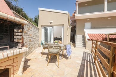 2 Bedroom Side View | Magdachris Luxury Rooms | Agios Georgios Pagon
