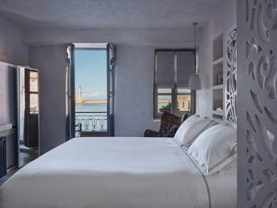 Double White suite with sea view