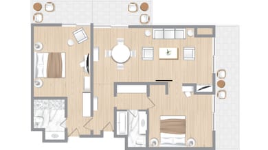 Imperial 2 Bedroom Suite Sea View