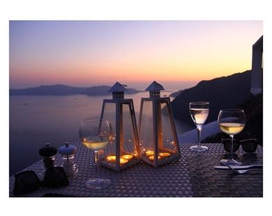 Deluxe Suite with outdoor Jacuzzi & Caldera view