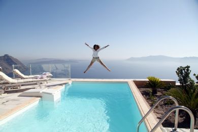 Executive Suite with Private Pool & Caldera View