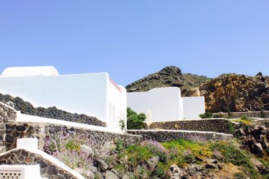 Master Villa with outdoor Jacuzzi & Caldera view