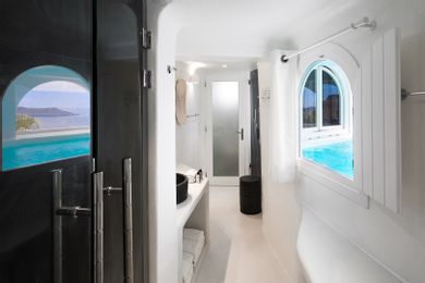 Cave pool Villa - Private Caldera Sea Sunset view