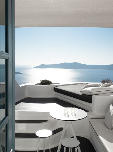 Double Deluxe - Private Caldera Sea Sunset view