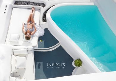 Honeymoon Pool Villa - Private Caldera Sea Sunset view