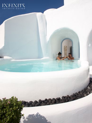 Infinity Pool Suite - Private Caldera Sea Sunset view