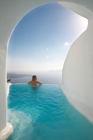 Infinity Pool Villa - Private Caldera Sea Sunset view
