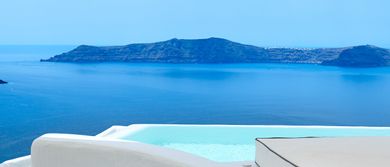 Junior Pool Suite - Private Caldera Sea Sunset view
