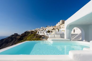 Superior Pool Suite - Private Caldera Sea Sunset view