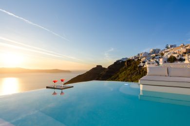 Superior Pool Suite - Private Caldera Sea Sunset view