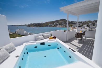 Junior Suite Sea View Outdoor Hot Tub