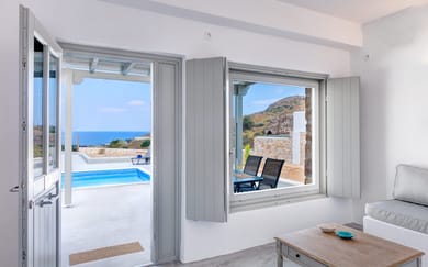 Family Villa with private pool & sea view