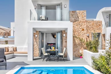 Honeymoon Villa with private pool & sea view