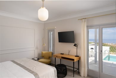Executive suite with outdoor private jetted pool