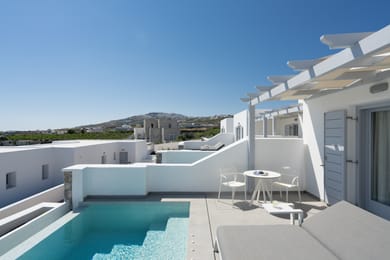 Junior Suite with outdoor private jetted pool