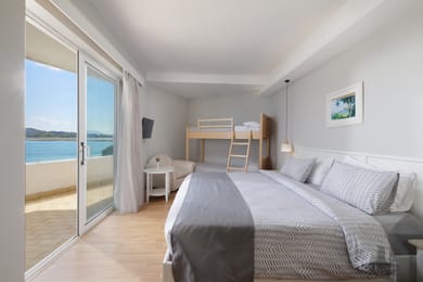 Family Room with Sea Side View