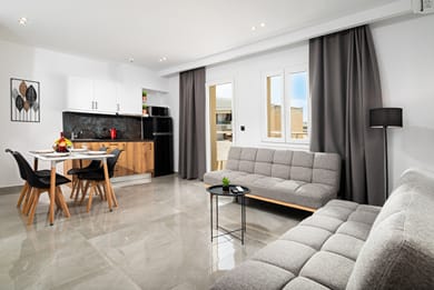 One Bedroom Suite with Balcony & Sea View
