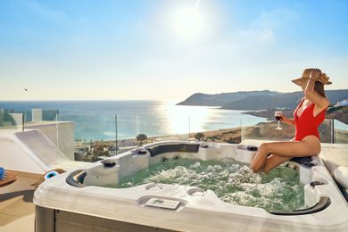 Three-Bedroom Sea View  Villa with outdoor hot tub