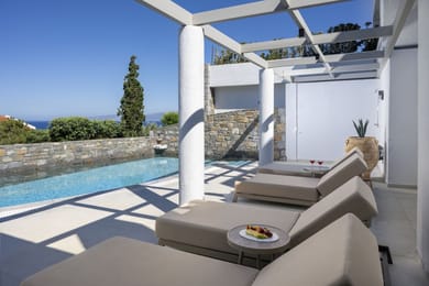 Two Bedroom Elounda Pool Villa | Sea View
