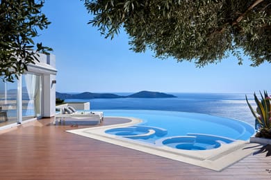 Four Bedroom Royal Spa Villa | private pool & Sea View