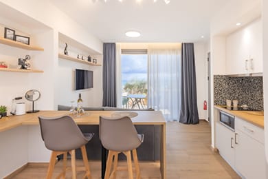 One-Bedroom Apartment with Garden View