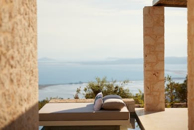 Premium 2 bedroom 2 bathroom private heated pool villa with panoramic Sea View