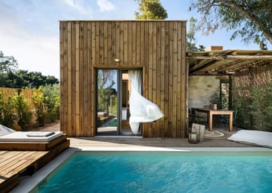 Medium Cabana with Garden & Pool