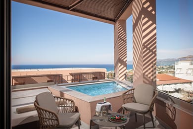 Signature Sea View Relaxation Overflow Heated Tub – Adults Only Complex