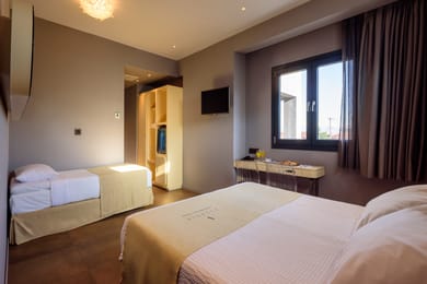 Elegant Triple Room with City View