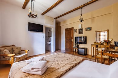 Double Room Electric Fireplace