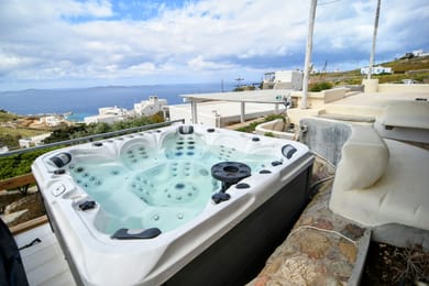 Villa Eleni with Jacuzzi | Sea - Sunset View for 2-8
