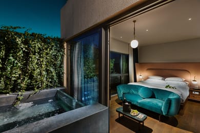 Gatsby Party Suite with Outdoor Jacuzzi