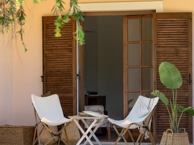 Family Apartment veranda & gardens