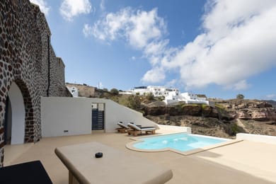Grand Cave Suite Infinity Private Pool Caldera View