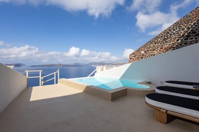 Grand Cave Suite Infinity Private Pool Caldera View