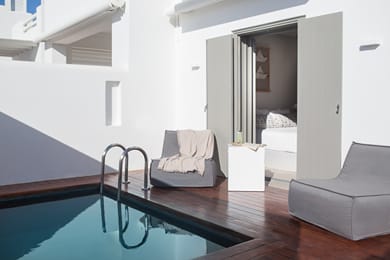 Family Connecting Room with Private Heated Pool