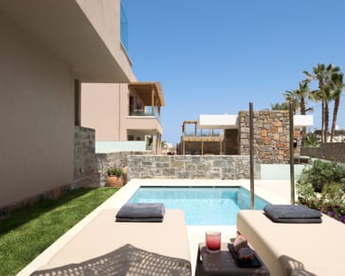 White Superior Double Private Heated Pool