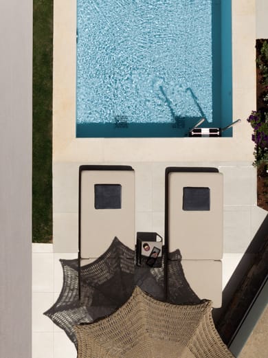 White Superior Double Private Heated Pool