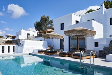 9 Bedroom Sea View Villas With Private Pools | Hill Club Naxos Estate