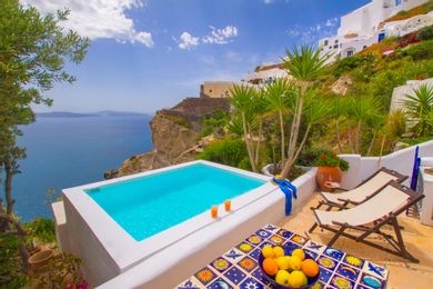 Grand 3 Bedroom Villa with outdoor Plunge Pool & Sea View - Villa Agis